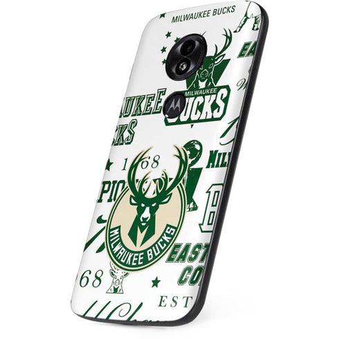 NBA Milwaukee Bucks Historic Blast New Moto E5 Play Skin